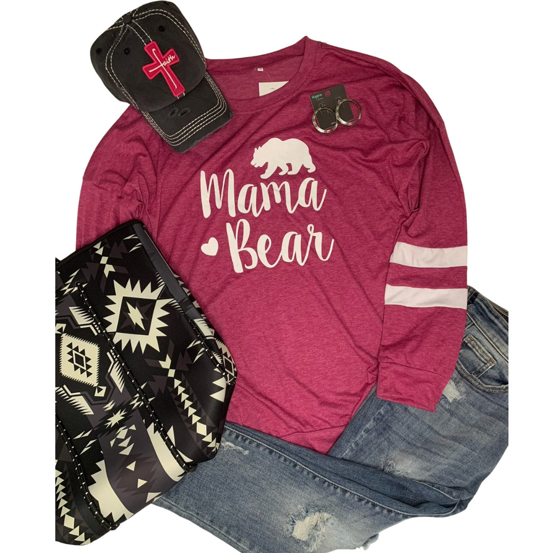 Mama Bear - Long Sleeved Shirt