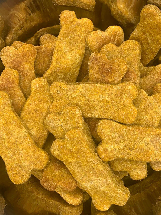 Peanut Butter & Pumpkin Dog Treats -  (Made to Order)