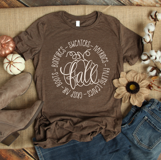 Fall Sweaters Hayrides Graphic Tee