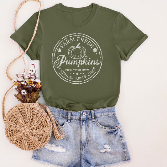 Farm Fresh Pumpkins Graphic Tee